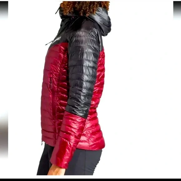 ADIDAS TERREX - Wmn's Terrex Techrock Down Hooded Jacket  sz-L Nwt - Picture 5 of 7